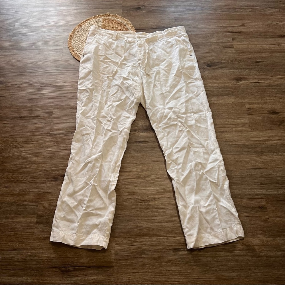 MURANO LINEN 100% Linen Womens Pants 42x34